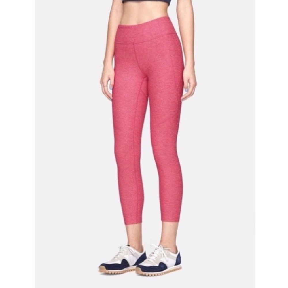 Outdoor Voices Warm Up Athletic Leggings in Flamingo Small